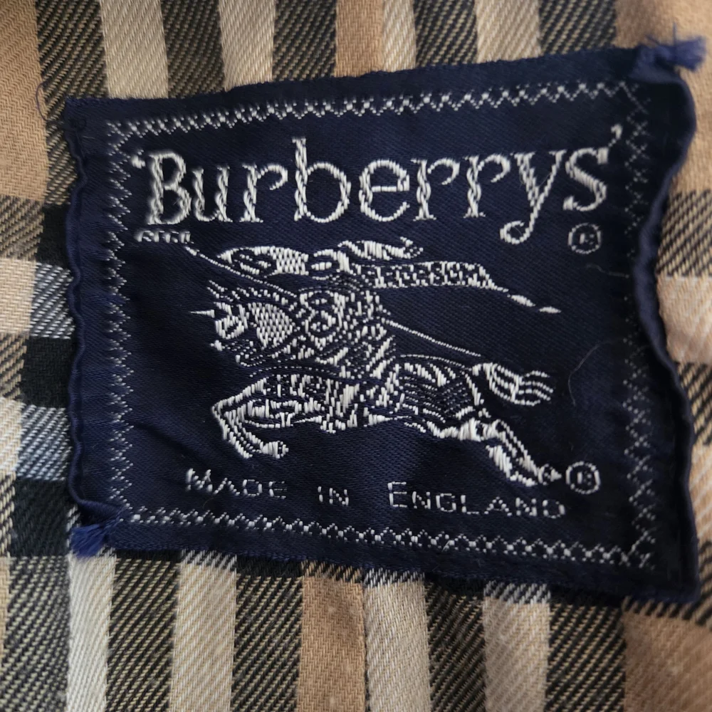 Vintage Burberrys  Trench CoatMade in England NovaCheck Lined Classic Price Firm - Picture 8 of 10